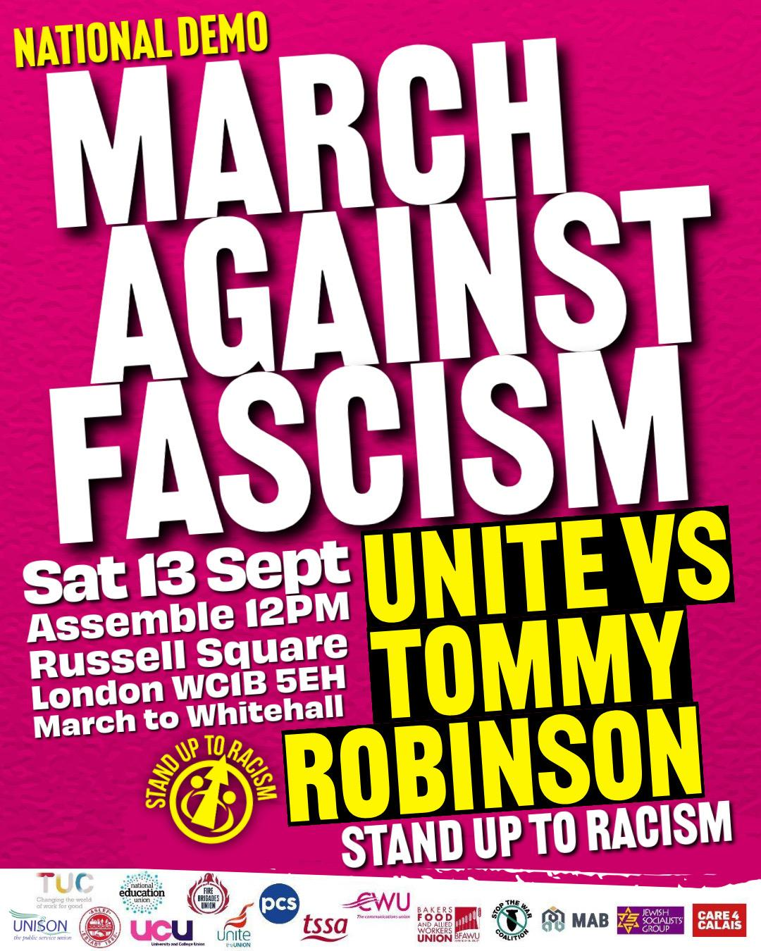 March Against Fascism details